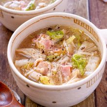 【白菜とえのきのくたくたスープ】食べる満腹スープ♪