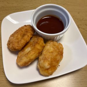 1059046の作ってみた!投稿(冷めてもふわふわ！豆腐入りチキンナゲット＊)
