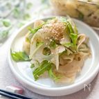 蓮根と水菜の中華サラダ