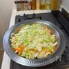 【白菜たっぷり】豚しゃぶ醤油鍋の工程1
