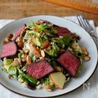 牛肉とミックスビーンズのパワーライスサラダ