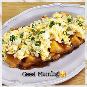 ナムディの作ってみた!投稿(ご飯がすすむ★節約レシピ「厚揚げの甘酢タルタル南蛮」)