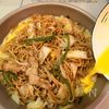 テンション爆上がり‼マヨビームでお好み焼き風焼きそばの工程5