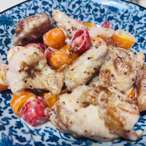 新米ちゃんの作ってみた!投稿(【チキンとトマトのハニーマスタードマヨ和え】ボリュームおかず)