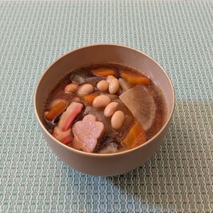 𝔂𝓾𝓶𝓲🍓の作ってみた!投稿(ごま油香る♩大豆入りけんちん汁)