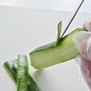 きゅうり1本まるごと！バジルソースパスタの工程1