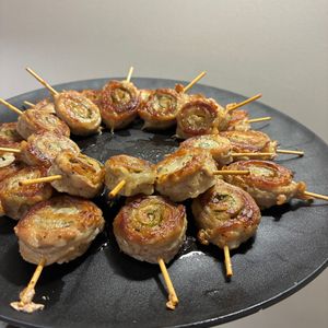 おかちゃんの作ってみた!投稿(【ひと口豚ロール】お弁当やおつまみに🍻)