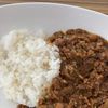 あいるんの作ってみた!投稿(レンジにおまかせ♩お豆たっぷりキーマカレー)