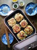 BRUNOコンパクトホットプレートで小さいお好み焼き3種