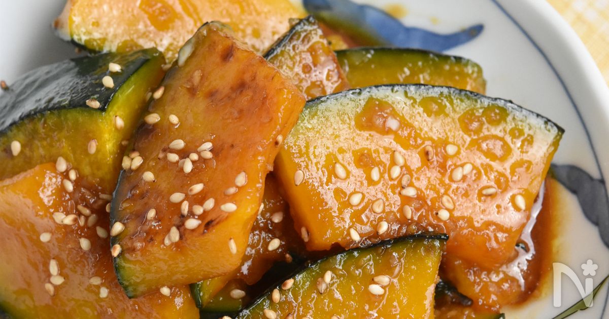 かぼちゃのガーリック照り焼き【作り置き】