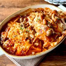 火を使わない！【デミ風チーズハンバーグ】簡単ごちそう♪