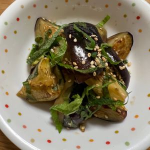 Hideの作ってみた!投稿(さっぱり☆『焼きなすのごましそポン酢浸し』)