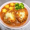 かえるの作ってみた!投稿(彼が好きな『トマトソースの煮込みチーズハンバーグ』)