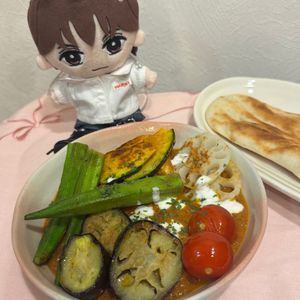 さとぽんの作ってみた!投稿(【焼き野菜のバターチキンカレー】簡単絶品!何度もリピしたい♡)