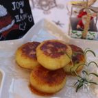 チーズ入り、じゃがいも餅
