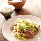 豚肉とキャベツの梅みそ炒め