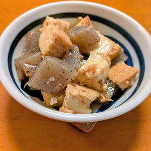 ゆきまる🐬🫧の作ってみた!投稿(味しみ!甘辛♡ちぎり厚揚げこんにゃく【#低糖質#ダイエット】)