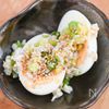 やみつき!簡単おかず!ゆで卵のしらす小ネギのせ