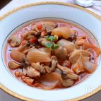 【チキンとキノコのトマト煮】塩こうじだけ！驚きの美味しさ♡