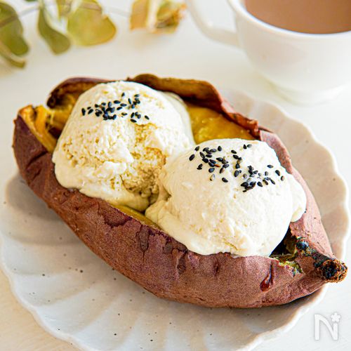【砂糖・乳製品なし】焼き芋アイスクリーム