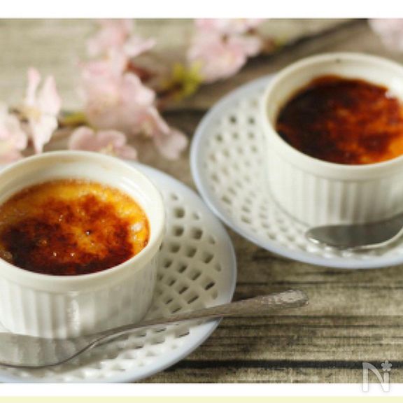 甘酒クリームブリュレ