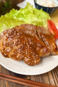 【豚肩ロースの味噌漬け】柔らかコクうま！