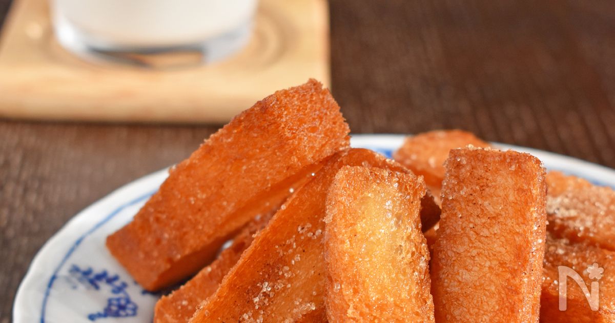 余った食パンで揚げパン シナモンシュガー風味 By 簡単料理研究家 服部みどり レシピサイト Nadia ナディア プロの料理家のおいしいレシピ