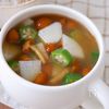 【秒速完成】〈ネバネバ中華スープ〉疲れた胃腸に染みる…！の工程3