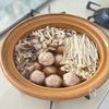 柚子こしょう香る鶏だんごときのこの寄せ鍋の工程4