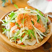 【サーモンと新玉ねぎのマリネサラダ】この味つけ最高です