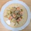 ゆいの作ってみた!投稿(【豆乳で作る北欧風サーモンスープ】思い出の味のロヒケイット♪)
