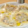 餃子の皮で作る【なすとひき肉のラビオリ】の工程7