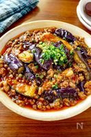 【本格麻婆茄子】なすじゅわ♡旨辛味でごはんが進むˊ˗