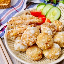 ビールもご飯も進む！居酒屋気分♪『里芋と手羽中の唐揚げ』