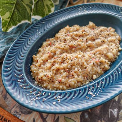 味付け簡単!余ったごはんで本格チーズリゾット