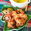 オーブンで作る!【カリカリ手羽元チキンと根菜の塩麹ロースト】