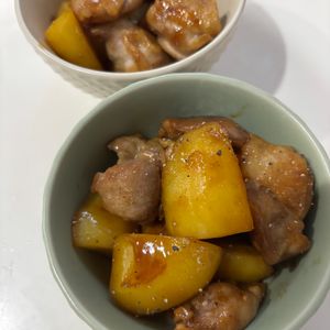 yの作ってみた!投稿(【テリヤキチキン＆ほくほくポテト】甘辛味のやみつき簡単おかず)