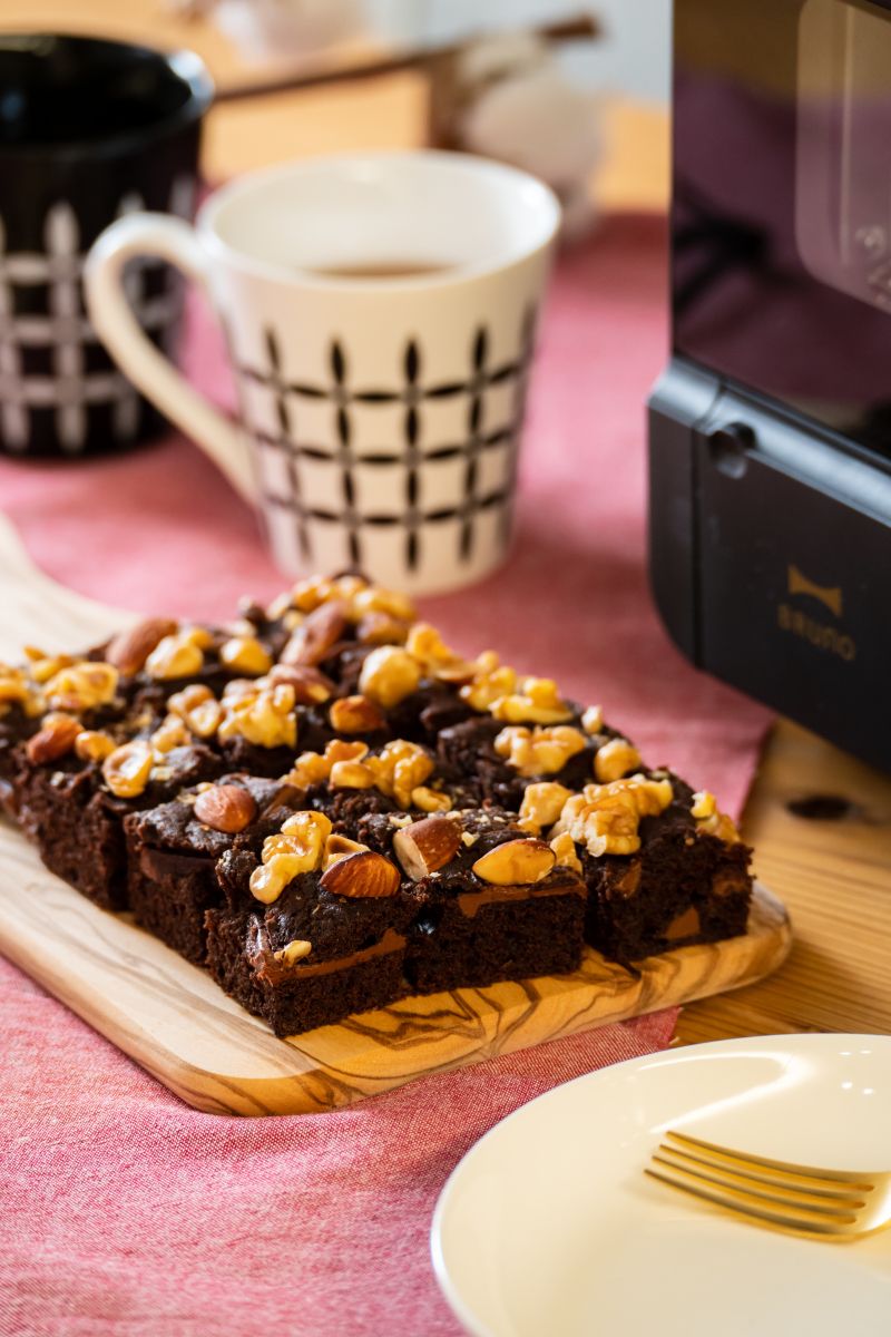 ブラウニー】ホットケーキミックス使用！しっとり濃厚♪ | レシピ