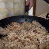 カリカリじゃこと梅大葉の和風チャーハンの工程2