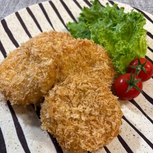楽ラク手抜キッチン🐶🐾の作ってみた!投稿(揚げないのでヘルシー♪ノンフライ和風コロッケ)