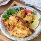 【味付け一発】材料2つ♪うどんスープで絶品サクサクとり天！