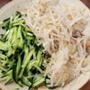 【きゅうりもやしのたらこ胡麻酢和え】の工程2