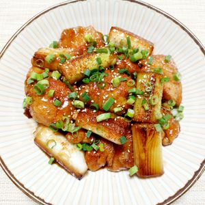 よっこの作ってみた!投稿(ごはんもお酒もすすむ♪【串なし焼き鳥ねぎま風】)