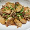よっこの作ってみた!投稿(ワンパン10分！【鶏むね肉ときのこの生姜炒め】ご飯がすすむ♩)