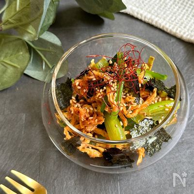 10分で完成!切干大根とこまツナの即席キムチ