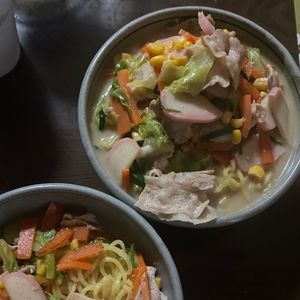 もちもちもっちの作ってみた!投稿(スープ濃厚!【ちゃんぽんうどん】)
