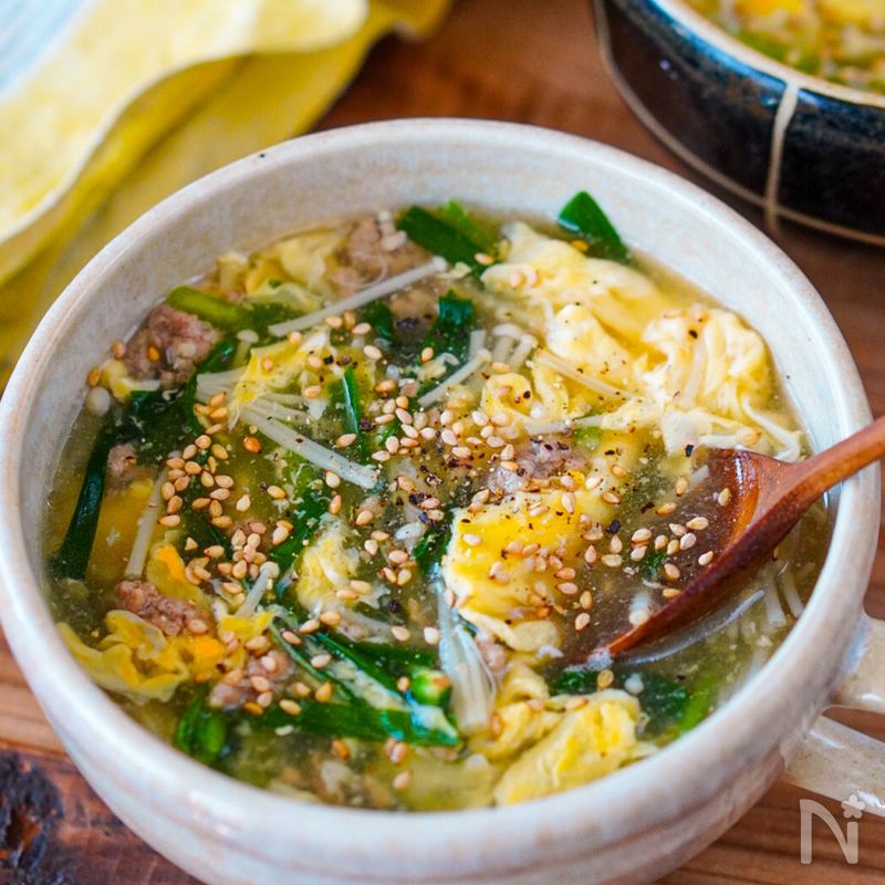 「にら玉×スープ」25選|栄養もうま味も満点 | レシピサイトNadia