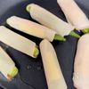 巻いて焼くだけ♪餃子の皮で【オクラのハムチーズ巻き】の工程4