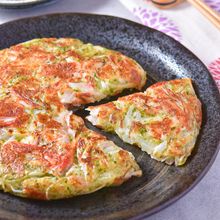 新玉ねぎの青のりガレット│外はカリッ、中はもっちり