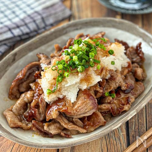 【甘酢おろしポーク】調味料2つで簡単甘酢だれ♪